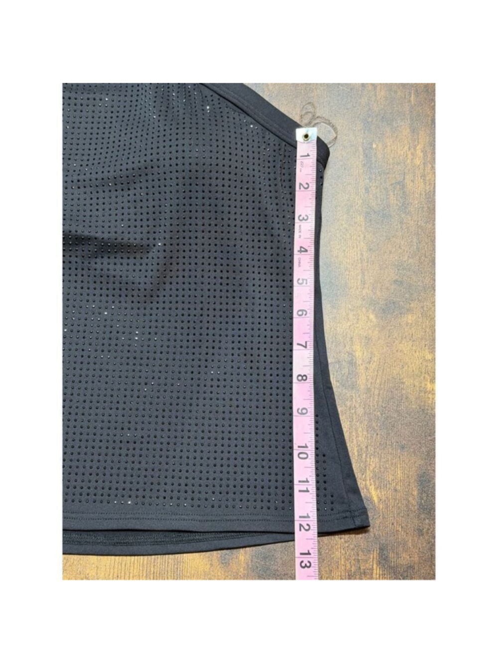 ✨ Michael Michael Kors Black Studded Tankini Swim Top Size M NWT Luxe Swimwear ✨ - Picture 13 of 13